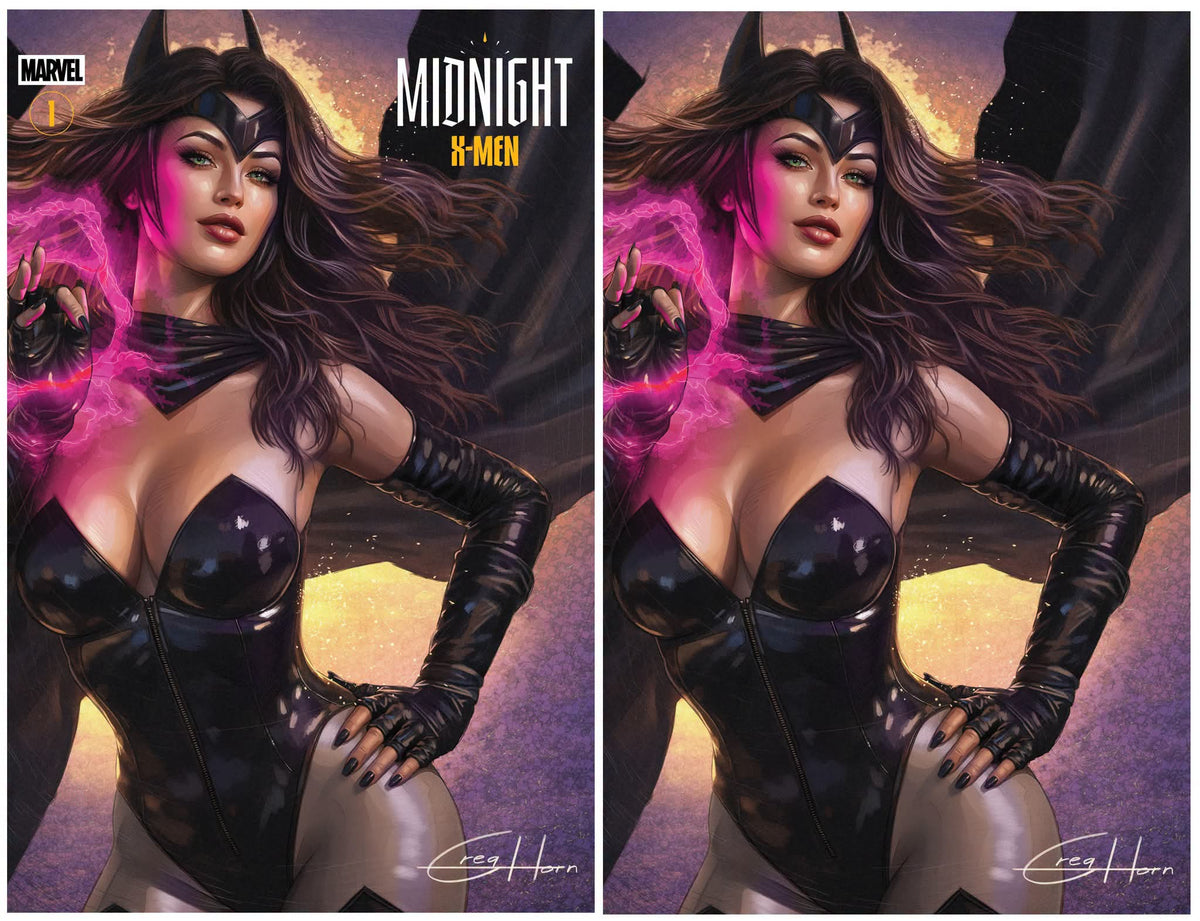 MIDNIGHT X-MEN #1 GREG HORN NYCC 2026 TRADE/VIRGIN VARIANT SET LIMITED TO 800 SETS