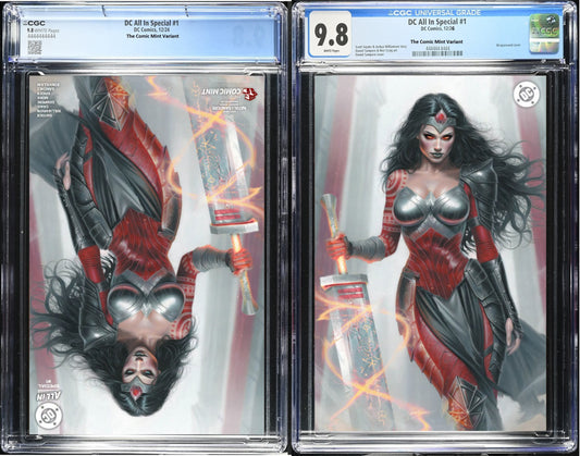 DC ALL IN SPECIAL #1 NATALI SANDERS NYCC 2026 VARIANT LIMITED TO 750 COPIES CGC 9.8 PREORDER