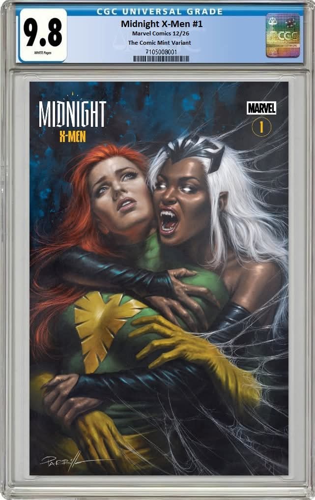 MIDNIGHT X-MEN #1 LUCIO PARRILLO NYCC 2026 VARIANT LIMITED TO 800 COPIES CGC 9.8 PREORDER