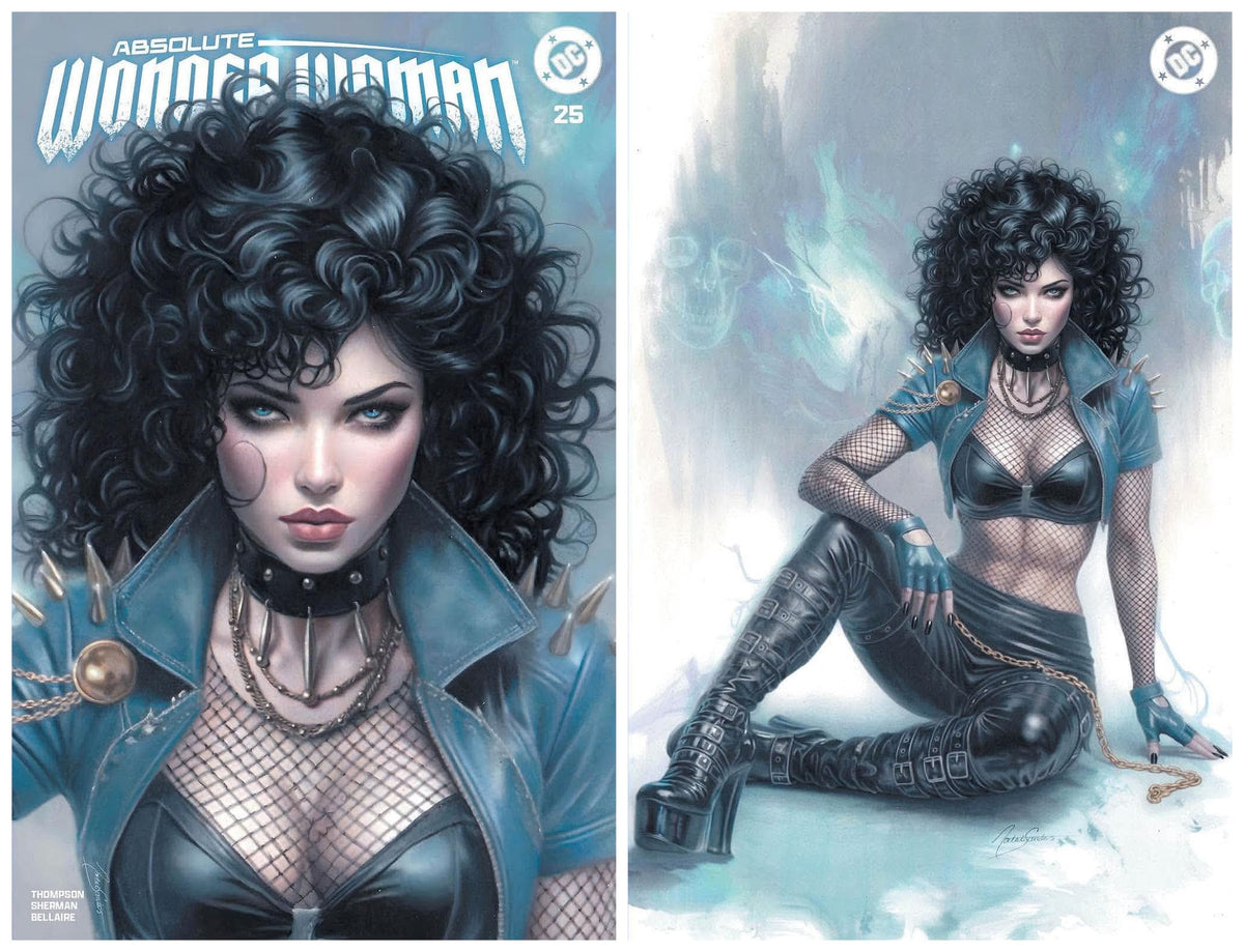 ABSOLUTE WONDER WOMAN #25 NATALI SANDERS TRADE/VIRGIN VARIANT SET LIMITED TO 800 SETS