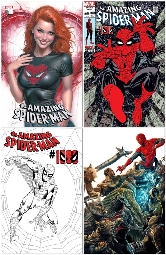 AMAZING SPIDER-MAN #1000 NATALI SANDERS NYCC 2026 VARIANT LIMITED TO 1500 COPIES +1:25, 1:50 & 1:100 VARIANTS