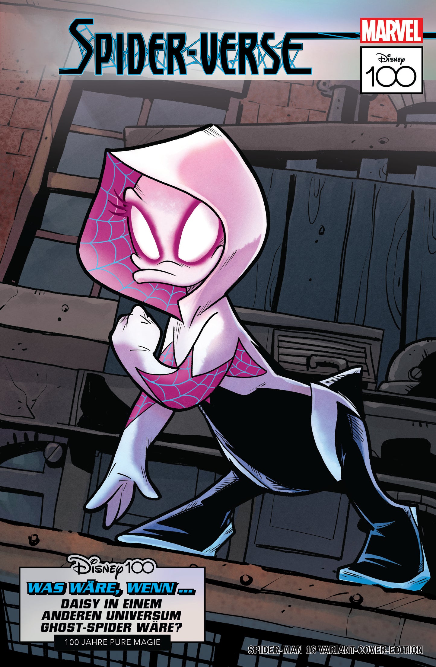 SPIDER-MAN #16 RARE DISNEY100 'SPIDER-VERSE' GERMAN VARIANT LIMITED TO 333 COPIES