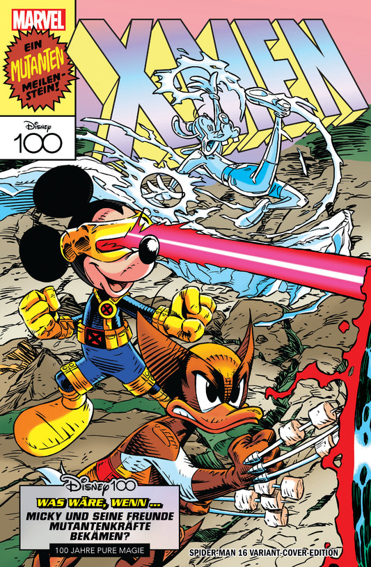 SPIDER-MAN #16 RARE DISNEY100 'X-MEN' GERMAN VARIANT LIMITED TO 333 COPIES