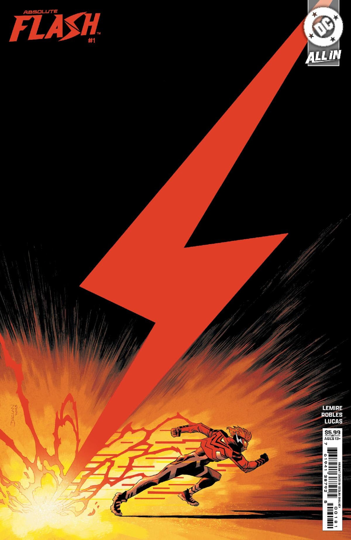 19/03/2025 ABSOLUTE FLASH #1 CVR E DECLAN SHALVEY CARD STOCK VARIANTS