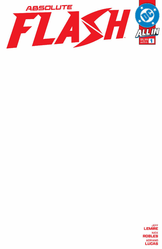 19/03/2025 ABSOLUTE FLASH #1 CVR H BLANK CARD STOCK VARIANTS