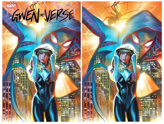 SPIDER-GWEN: GWENVERSE #1 FELIPE MASSAFERA TRADE/VIRGIN VARIANT SET LIMITED TO 800 SETS WITH NUMBERED COA