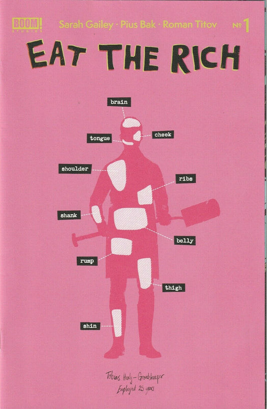 EAT THE RICH #2 (OF 5) CVR B CAREY (MR) MISPRINT (SAYS #1 ON COVER)