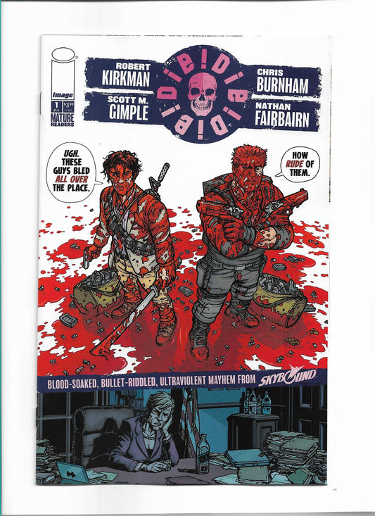 DIE DIE DIE #1 NEW ROBERT KIRKMAN BOOK IMAGE  THANK YOU VARIANT