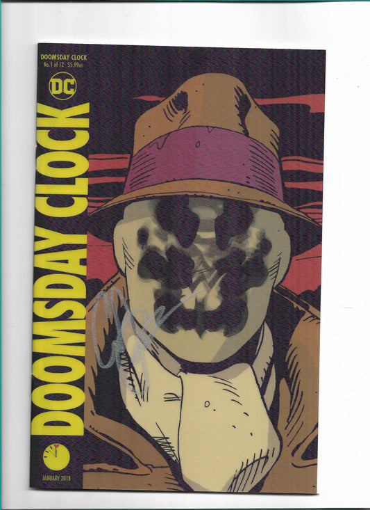 22/11/2017 DOOMSDAY CLOCK #1 (OF 12) LENTICULAR VARIANT SIGNED BY GEOFF JOHNS