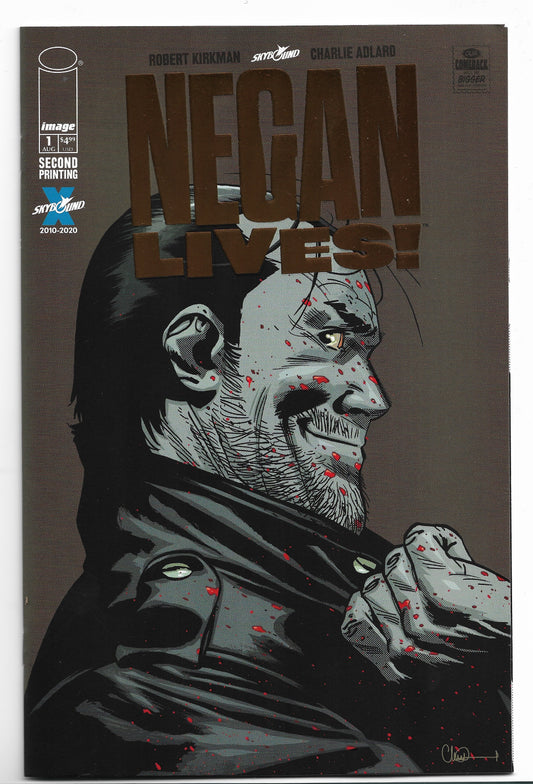 06/08/2020 WALKING DEAD NEGAN LIVES #1 (ONE SHOT) 1 PER STORE BRONZE FOIL VARIANT