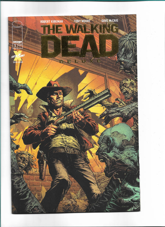 WALKING DEAD DLX #1 FINCH & MCCAIG GOLD FOIL 1 PER STORE