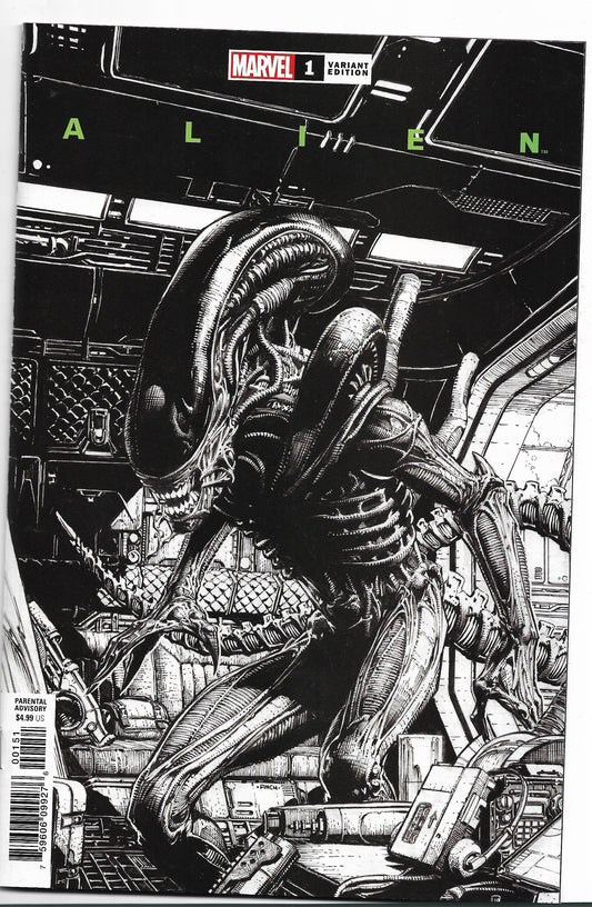 ALIEN #1 1 PER STORE FINCH SKETCH VARIANT