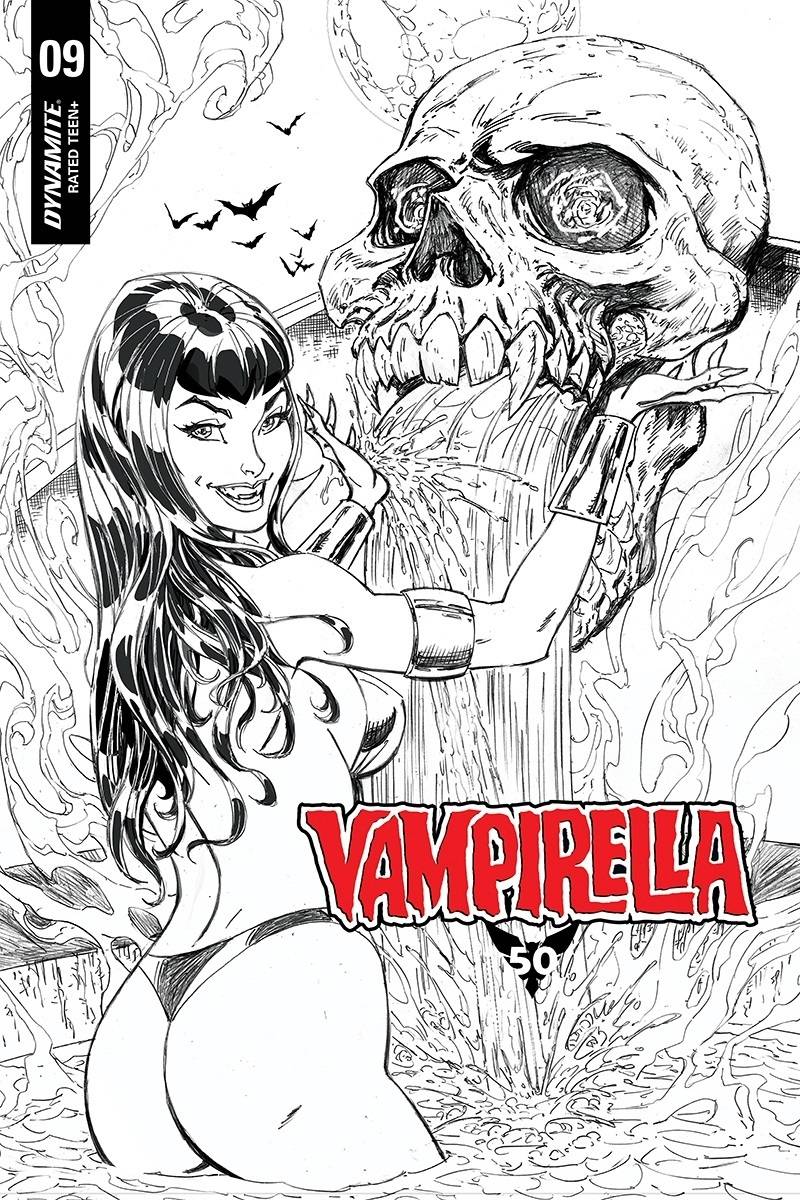 18/03/2020 VAMPIRELLA #9 1:35 ROYLE B&W VARIANT