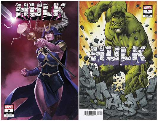 HULK #9 SKAN SIRUSAWAN MONOLITH VARIANT LIMITED TO 600 COPIES WITH NUMBERED COA & 1:25 PANOSIAN VARIANT