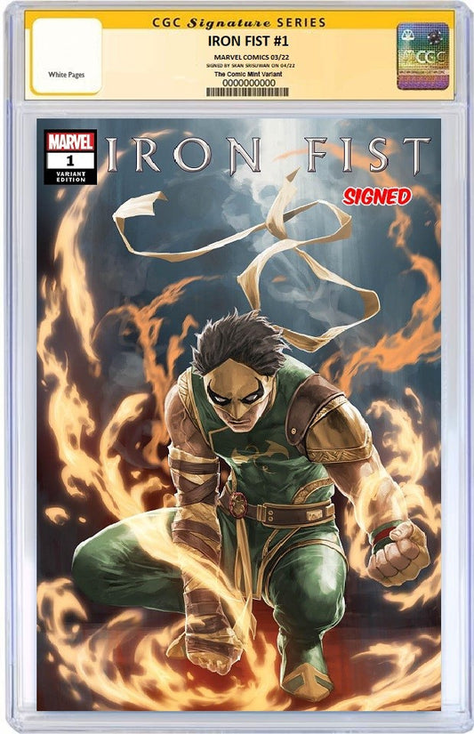 IRON FIST #1 SKAN SRISUWAN VARIANT LIMITED TO 600 COPIES WITH NUMBERED COA CGC SS PREORDER