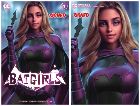 BATGIRLS #1 WILL JACK TRADE/MINIMAL TRADE DRESS VARIANT SET LIMITED TO 1500 SETS SIGNED WITH COA