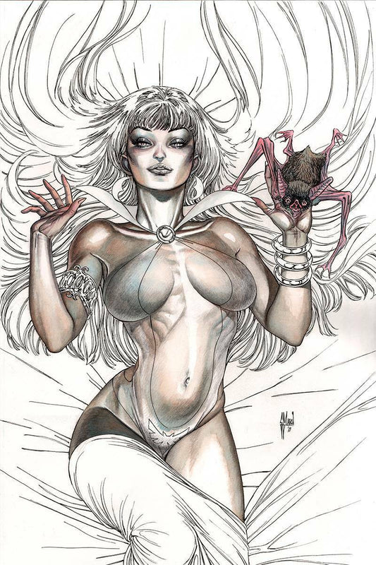 15/04/2020 VAMPIRELLA #10 1:35 MARCH B&W VIRGIN VARIANT