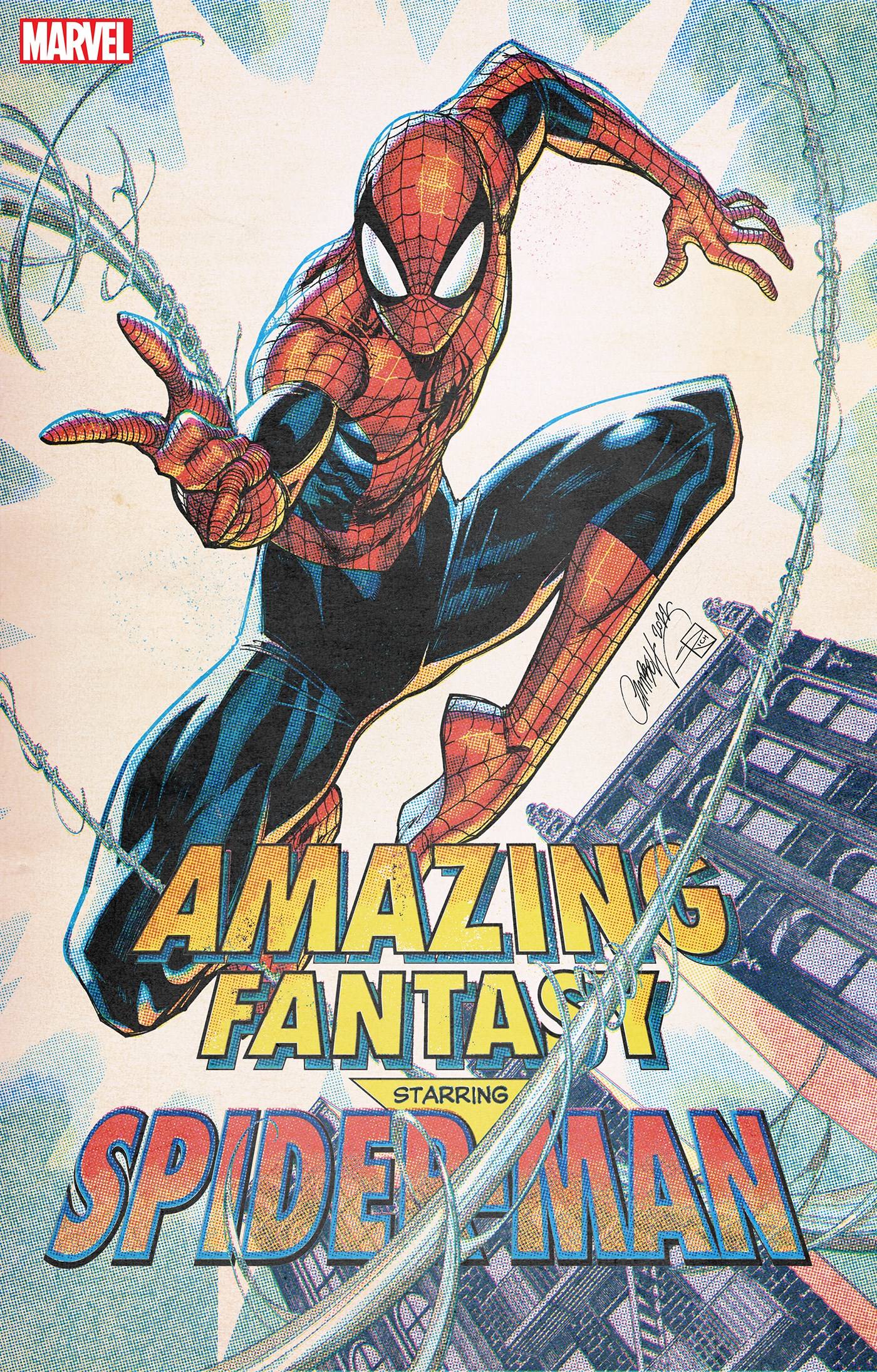 AMAZING FANTASY #1000 1:200 RETRO J SCOTT CAMPBELL VARIANT
