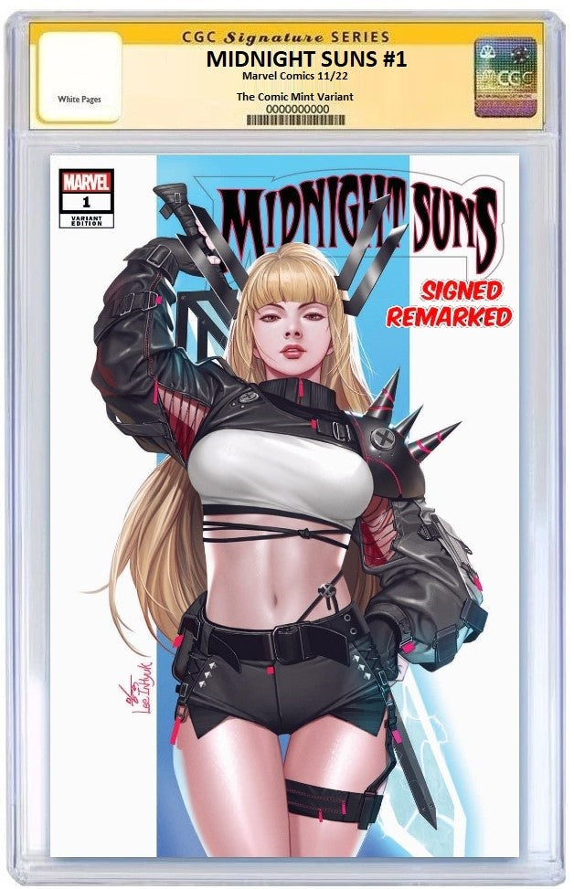 MIDNIGHT SUNS #1 INHYUK LEE VARIANT LIMITED TO 800 COPIES WITH NUMBERED COA CGC REMARK PREORDER