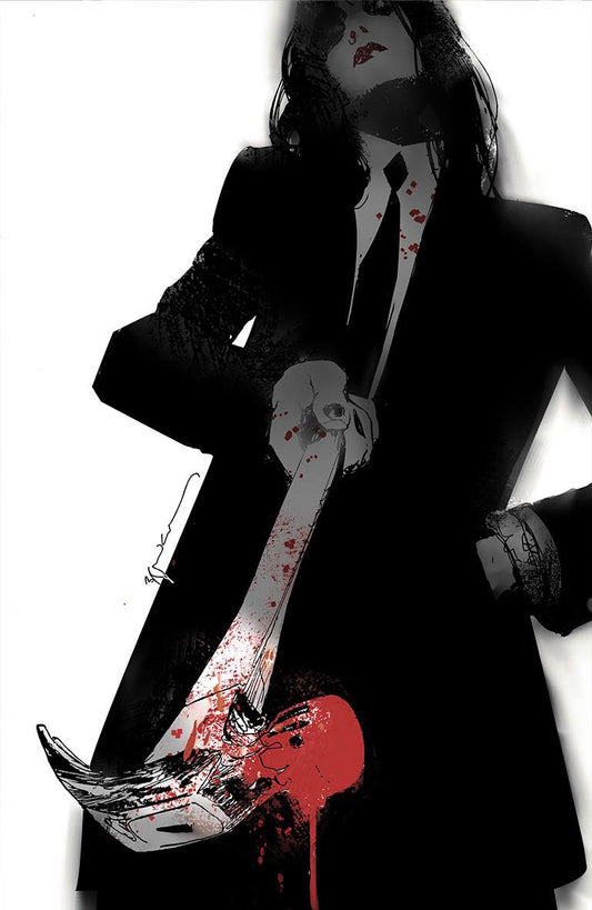 DAMN THEM ALL #1 BILL SIENKIEWICZ SPOT FOIL VIRGIN VARIANT LIMITED TO 500 COPIES WITH NUMBERED COA