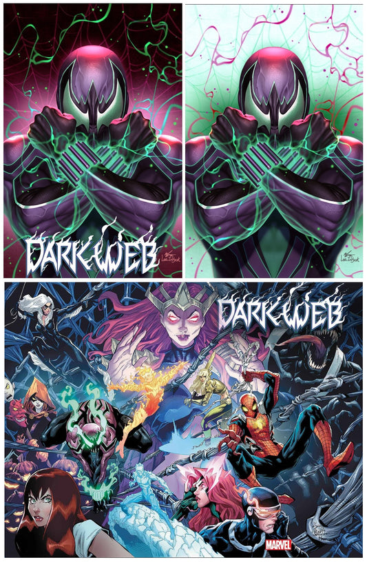 DARK WEB #1 INHYUK LEE TRADE/VIRGIN VARIANT SET LIMITED TO 800 SETS WITH NUMBERED COA + 1:25 VARIANT