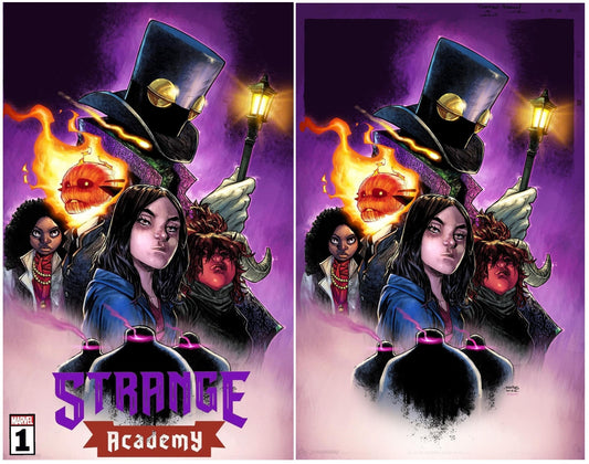 STRANGE ACADEMY FINALS #1 HUMBERTO RAMOS TRADE/VIRGIN VARIANT SET LIMITED TO 800 SETS WITH NUMBERED COA