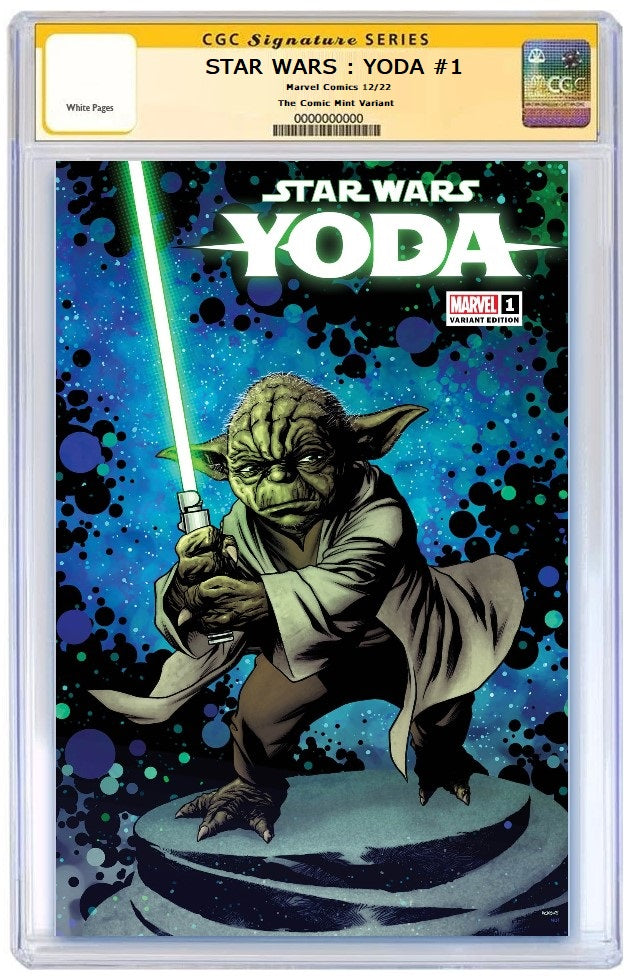 STAR WARS YODA #1 MIKE MCKONE VARIANT LIMITED TO 600 COPIES WITH NUMBERED COA CGC SS PREORDER