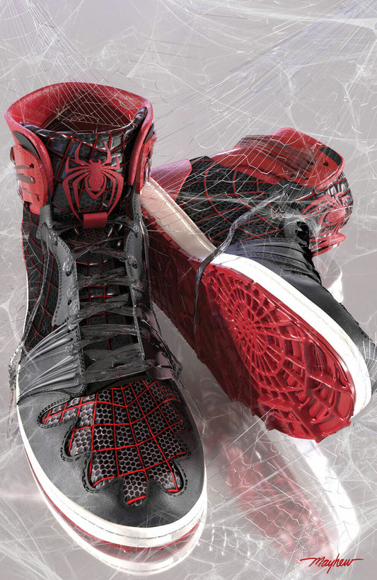 MILES MORALES #29 MIKE MAYHEW EXCLUSIVE SNEAKERHEAD VIRGIN VARIANT