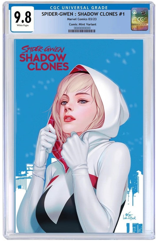 SPIDER-GWEN SHADOW CLONES #1 INHYUK LEE VARIANT LIMITED TO 800 COPIES WITH NUMBERED COA CGC 9.8 PREORDER