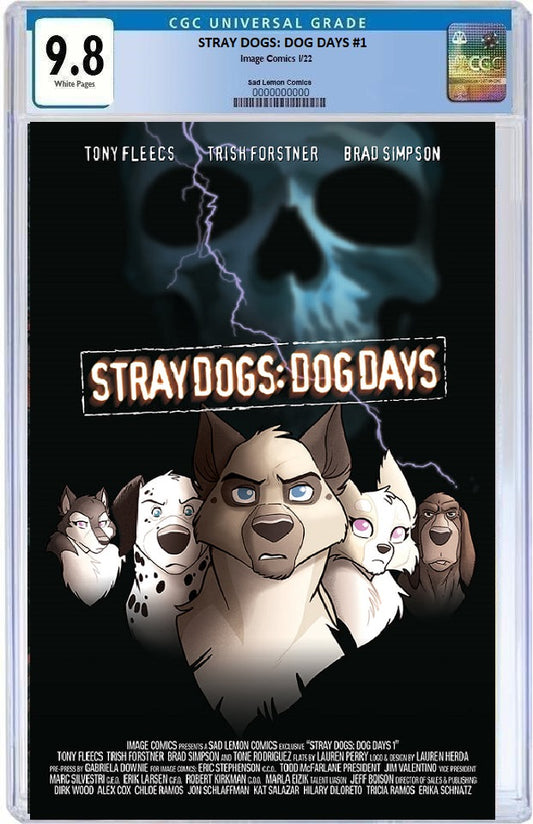 STRAY DOGS: DOG DAYS #1 FLEECS & FORSTNER FINAL DESTINATION HOMAGE LIMITED TO 750 COPIES CGC 9.8 PREORDER