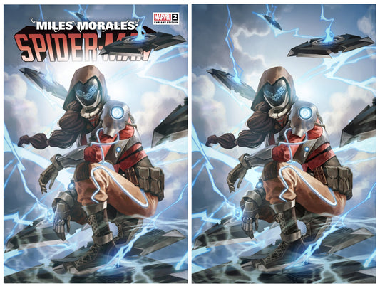 MILES MORALES SPIDER-MAN #2 SKAN SRISUWAN TRADE/VIRGIN VARIANT SET LIMITED TO 600 SETS WITH NUMBERED COA
