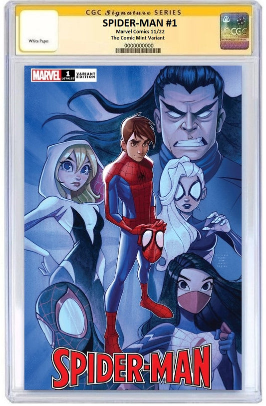 SPIDER-MAN #1 CHRISSIE ZULLO VARIANT LIMITED TO 600 COPIES WITH NUMBERED COA CGC SS PREORDER
