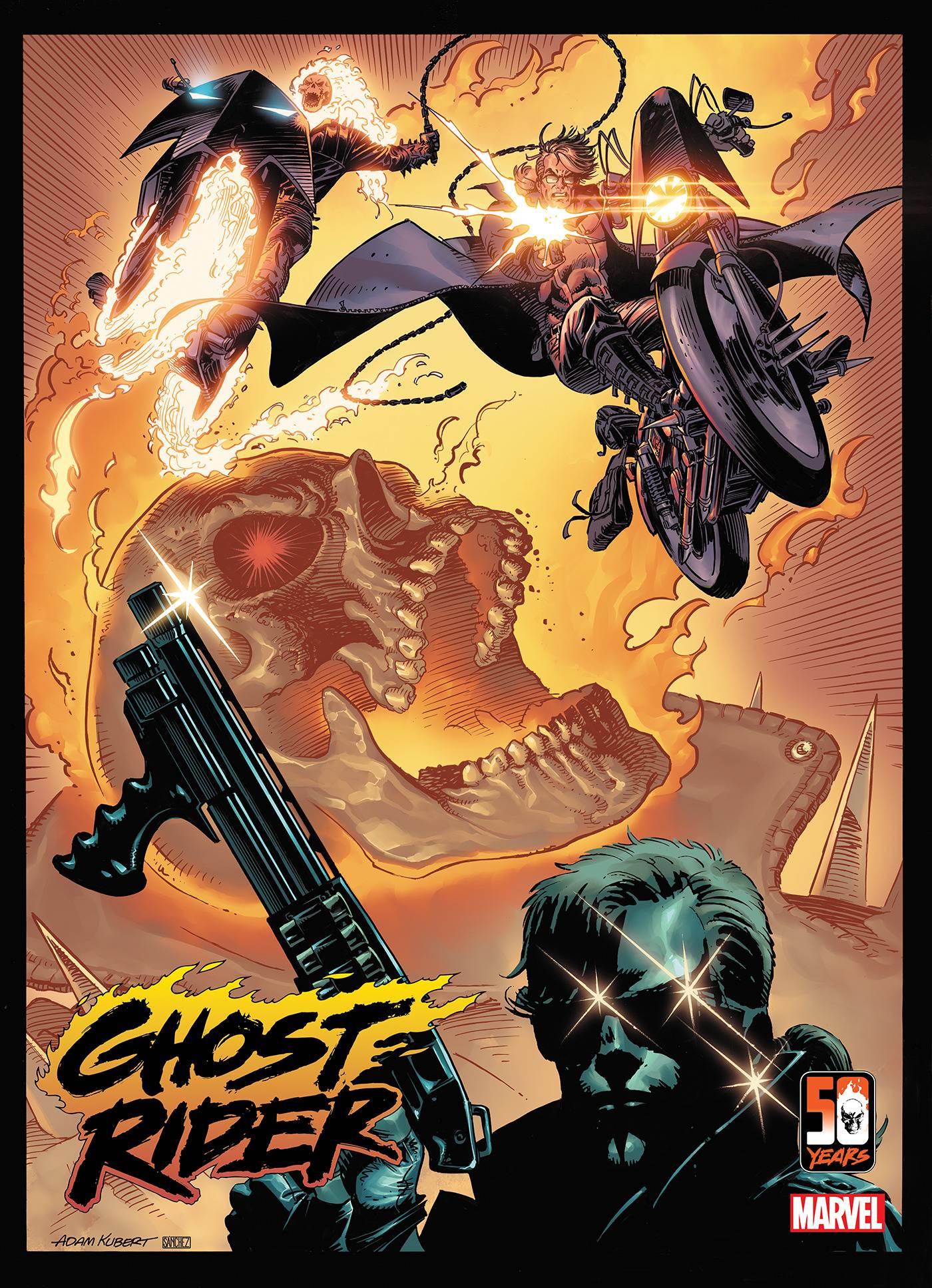 GHOST RIDER #1 1:100 KUBERT HIDDEN GEM VARIANT