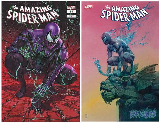 AMAZING SPIDER-MAN #14 INHYUK LEE VARIANT LIMITED TO 800 COPIES WITH NUMBERED COA + 1:25 MALEEV VARIANT