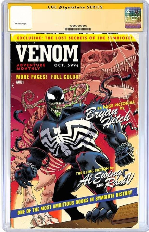 VENOM #1 TONY FLEECS VINTAGE MAGAZINE HOMAGE VARIANT LIMITED TO 3000 CGC SS PREORDER