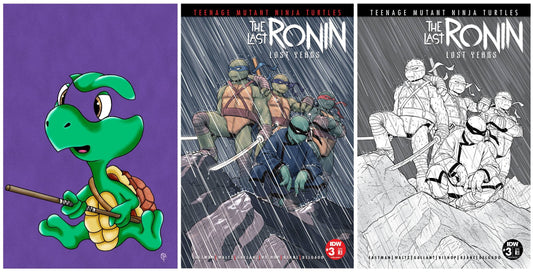 TMNT LAST RONIN LOST YEARS #3 ERIC HEARD NEGATIVE BABY VIRGIN VARIANT LIMITED TO 777 COPIES WITH NUMBERED COA + 1:25 & 1:50 VARIANTS
