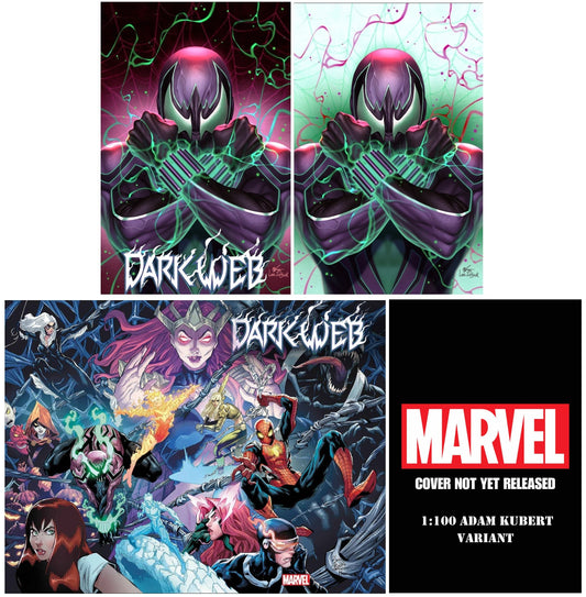 DARK WEB #1 INHYUK LEE TRADE/VIRGIN VARIANT SET LIMITED TO 800 SETS WITH NUMBERED COA + 1:25 & 1:100 VARIANTS