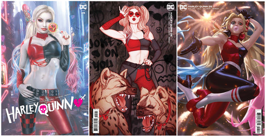 HARLEY QUINN #25 NATALI SANDERS VARIANT LIMITED TO 600 COPIES WITH NUMBERED COA + 1:25 & 1:50 VARIANTS