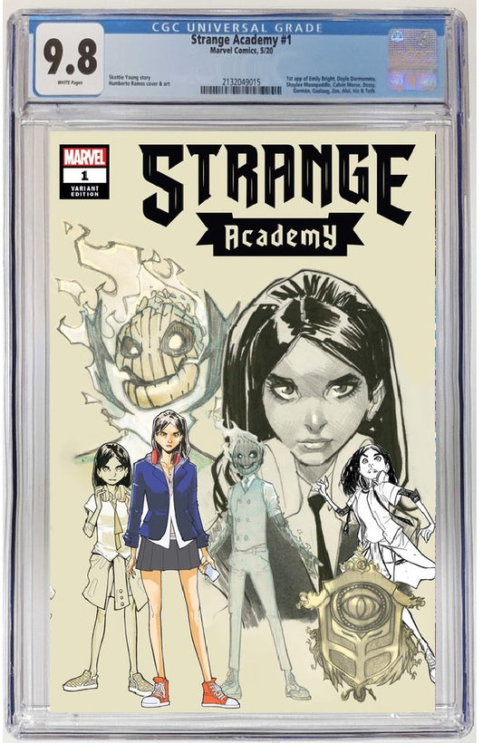 STRANGE ACADEMY #1 RAMOS WRAPAROUND DESIGN VARIANT CGC 9.8 PREORDER