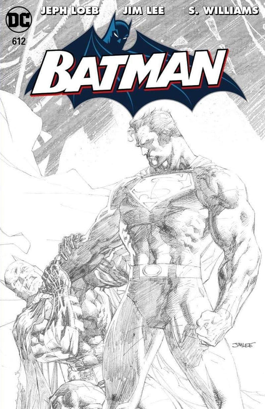 BATMAN #612 JIM LEE FOIL LA MOLE B&W VARIANT LIMITED TO 1000 COPIES