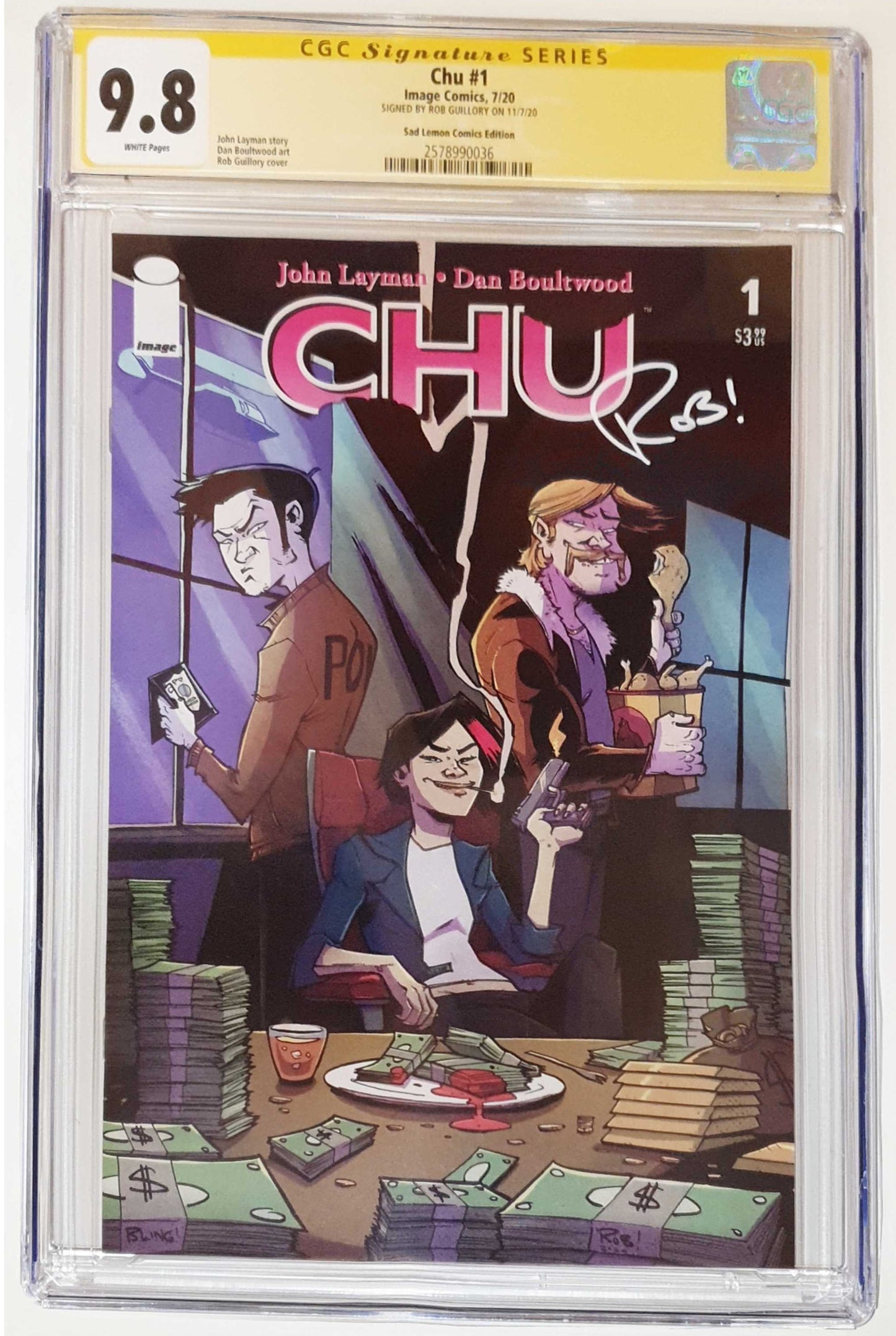 CHU #1 ROB GUILLORY VARIANT LIMITED TO 500 COPIES CGC 9.8 SS