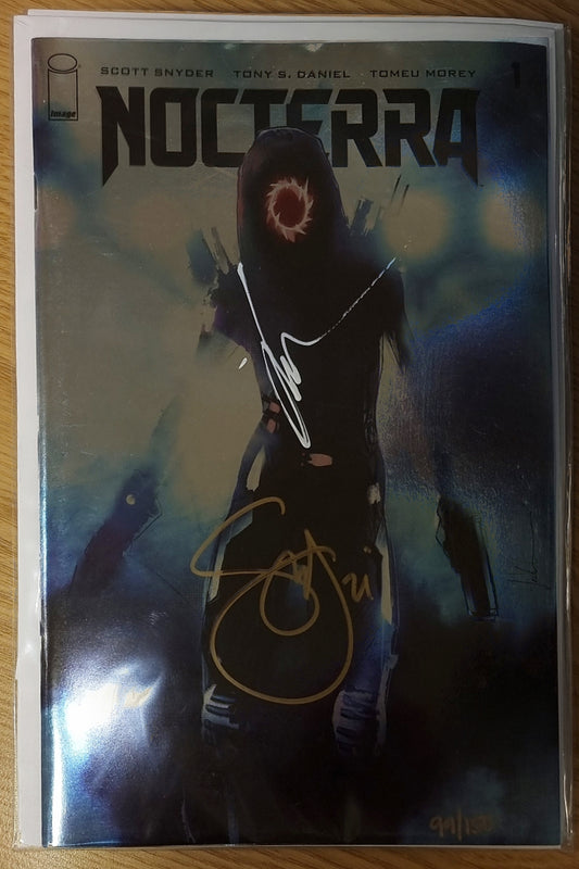 NOCTERRA #1 JOCK FOIL VARIANT SIGNED & NUMBERED BY JOCK & SNYDER LIMITED TO 150 SIGNED COPIES WITH NUMBERED COA