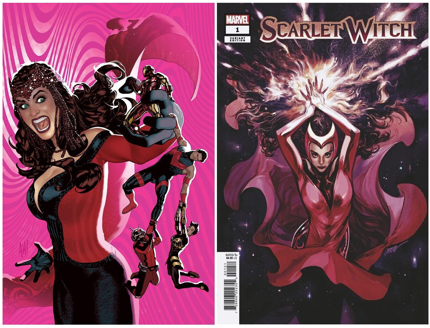SCARLET WITCH #1 ADAM HUGHES VIRGIN VARIANT LIMITED TO 500 COPIES + 1:25 VARIANT
