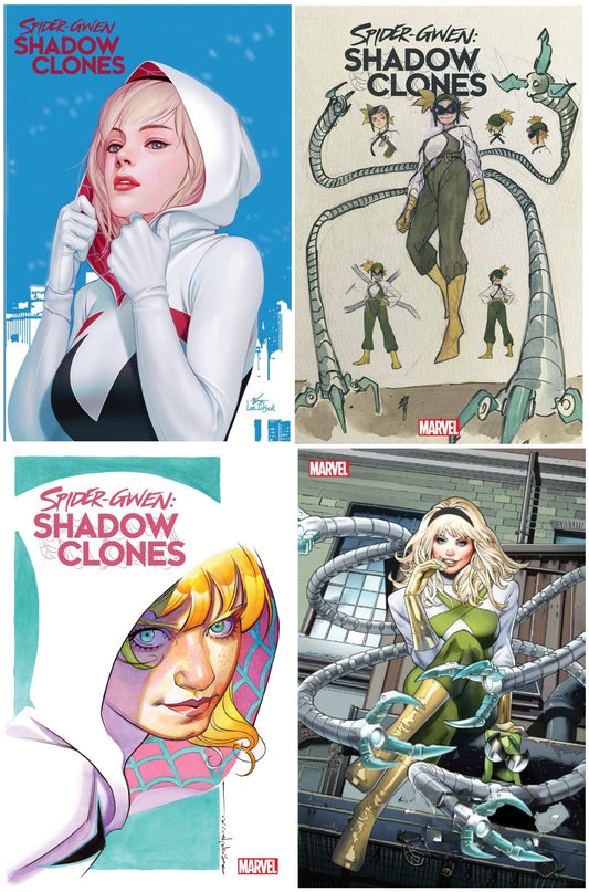 SPIDER-GWEN SHADOW CLONES #1 INHYUK LEE VARIANT LIMITED TO 800 COPIES WITH NUMBERED COA + 1:10. 1:25 & 1:100 VARIANTS