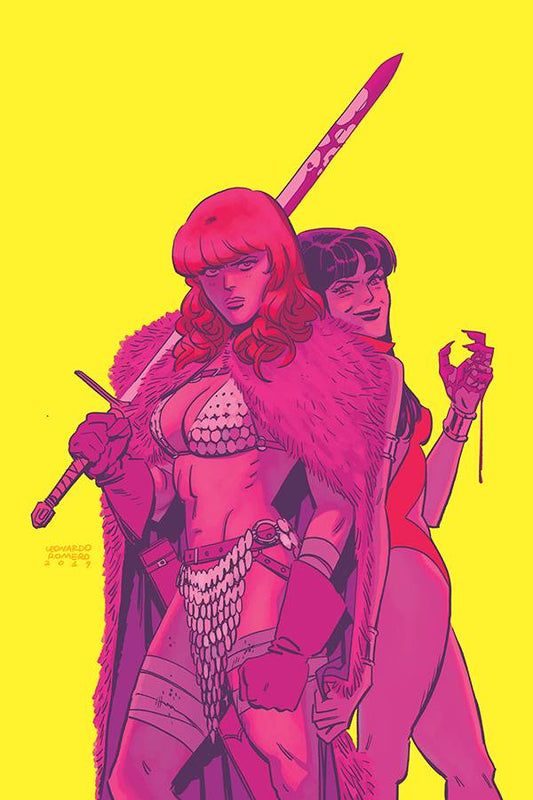 04/09/2019 RED SONJA VAMPIRELLA #1 1:20 ROMERO & BELLAIRE VIRGIN VARIANT