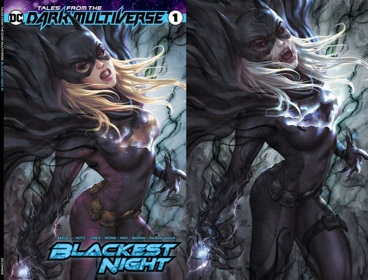 TALES FROM THE DARK MULTIVERSE BLACKEST NIGHT #1 KENDRICK LIM TRADE/VIRGIN VARIANT SET LIMITED TO 1000 SETS