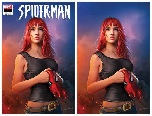 SPIDER-MAN #1 (OF 5) SHANNON MAER TRADE DRESS/VIRGIN VARIANT SET LIMITED TO 600 SETS WITH NUMBERED COA