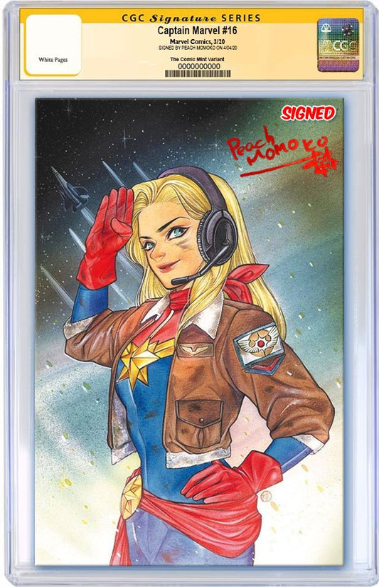 CAPTAIN MARVEL #16 PEACH MOMOKO THANK YOU VARIANT