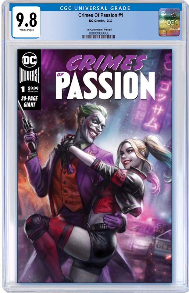 CRIMES OF PASSION #1 IAN MACDONALD HARLEY & JOKER VARIANT LIMITED TO 2500 CGC 9.8 PRORDER