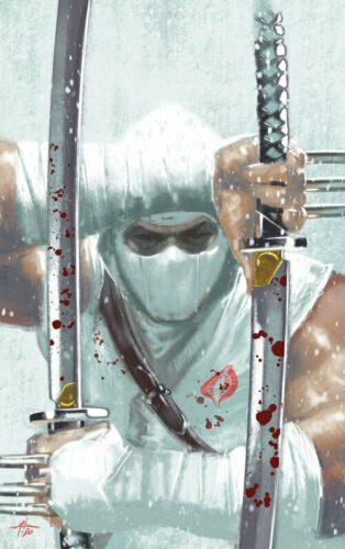 GI JOE A REAL AMERICAN HERO COMPLETE SILENCE DELL'OTTO BLOODY VIRGIN VARIANT LIMITED TO 300